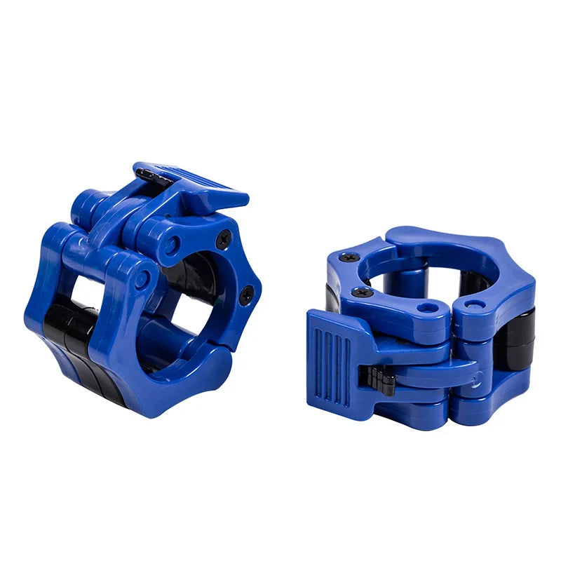 2.5CM 2Pcs Release Barbell Clamps Spin Lock Barbell Collars Weight Bar Clips Weightlifting Strength Training