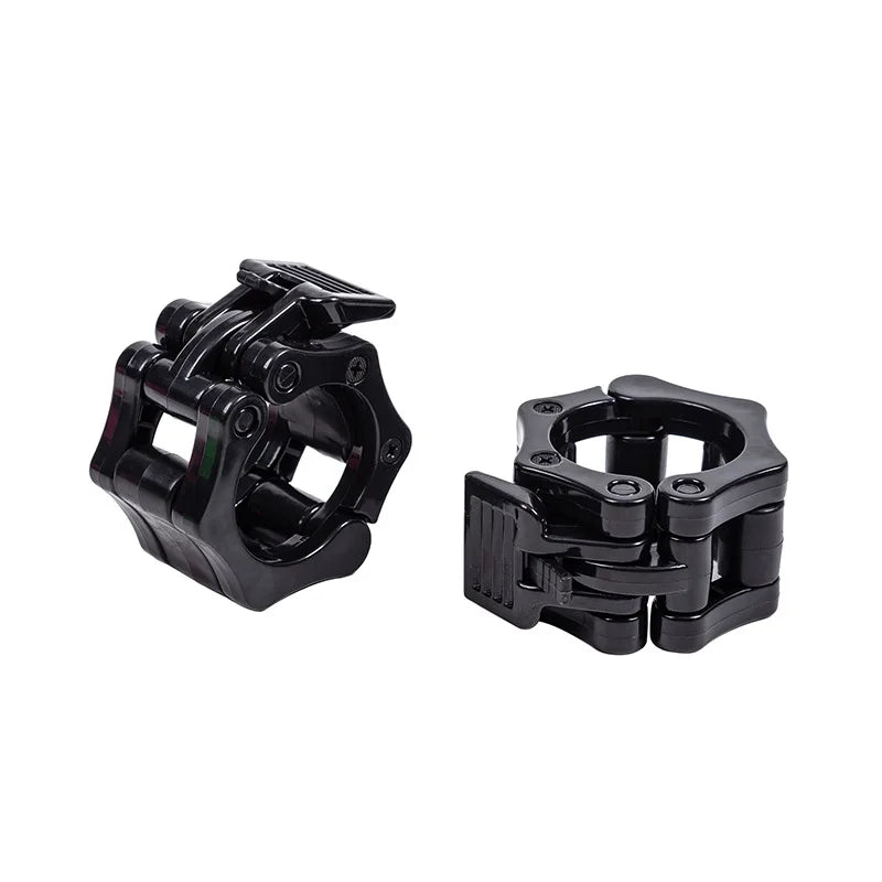 2.5CM 2Pcs Release Barbell Clamps Spin Lock Barbell Collars Weight Bar Clips Weightlifting Strength Training