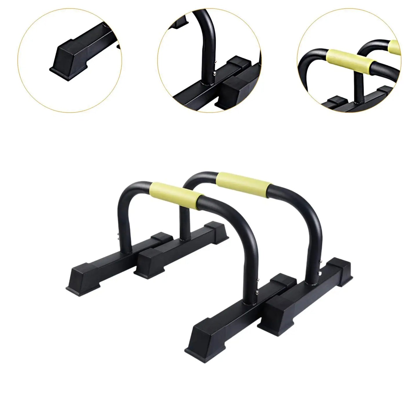 2Pcs Push up Bars Push up Stands Handles Ergonomic Grip Nonslip Heavy Duty Parallettes Bars Strength Training for Fitness Arm