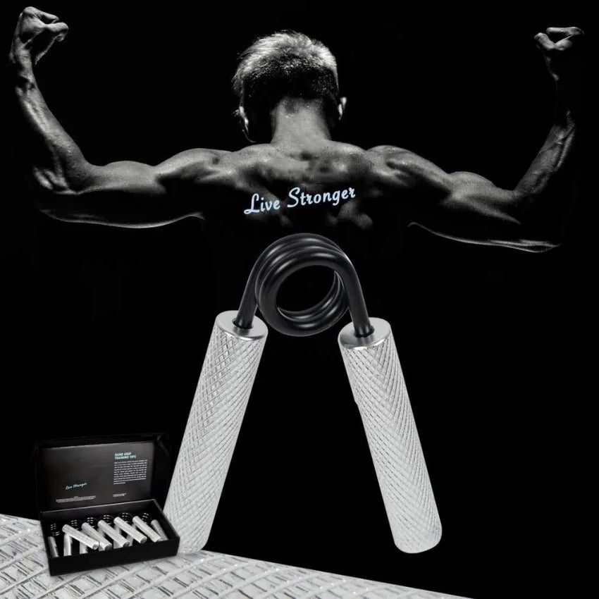 50LB-350LB 7-In-1 Metal Hand Grip Hand Strengthener Hand Trainer Strength Training High Strength Finger Rehabilitation Grips