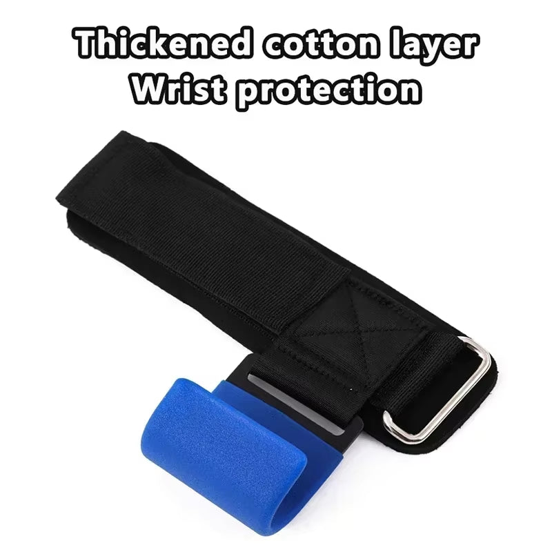 2/1PC Weight Lifting Hook Grips with Wrist Wraps Gym Hand-Bar Wrist Strap Fitness Hook Weight Strap Pull-Ups Power Lift Gloves