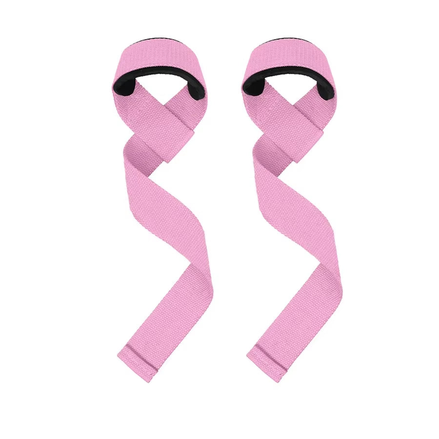 2Pcs Weightlifting Wrist Straps Strength Training Adjustable Non-Slip Gym Fitness Lifting Strap Wrist Support Sports Grip Band