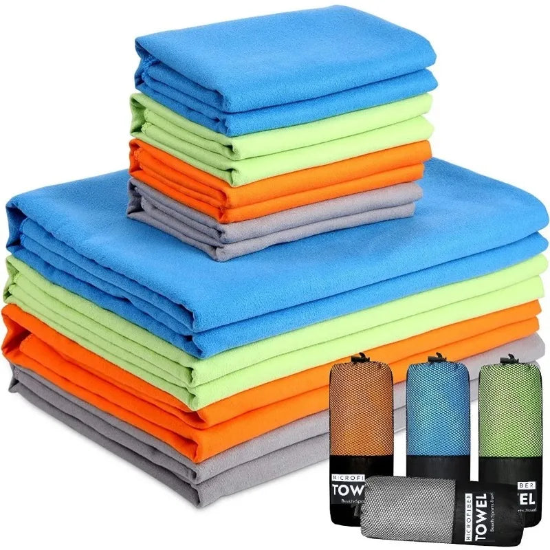 Microfiber Towel Sports Quick-Drying Swimming Beach Towel Bath Towels Camping Towel for Backpacking Hiking Lightweight Gym Yoga
