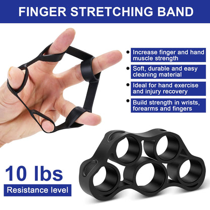 Gym at Home Home Fitness Muscle Exercise Strength Trainer Adjustable Five Pieces Hand Strengthener Workout Kit