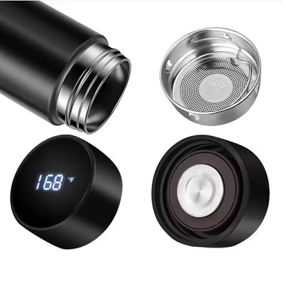 Termo Smart LED Temperature Display Metal Insulation Water Bottles Stainless Steel Intelligent Vacuum Flask