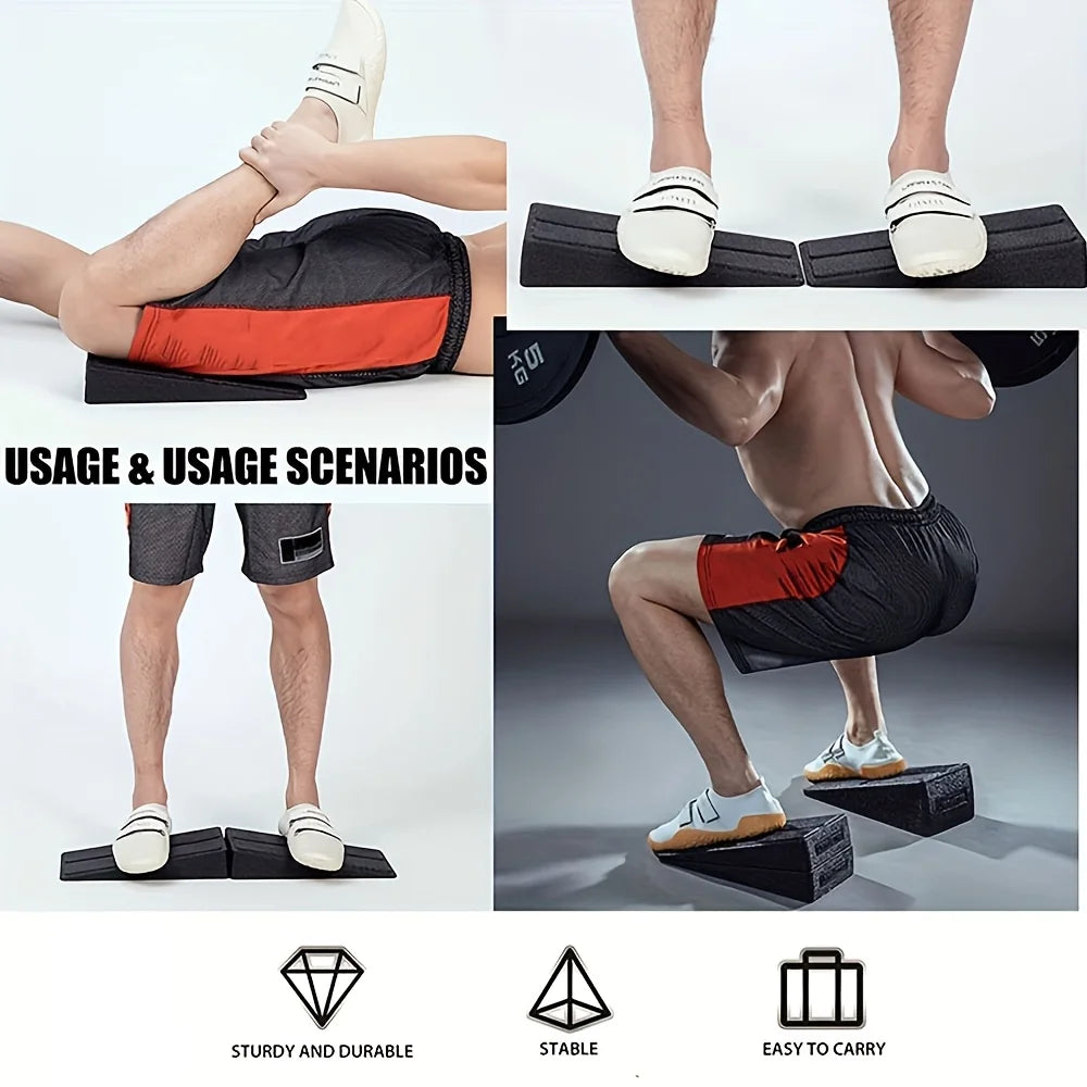 Incline Stretch Board Leg Stretcher EPP Incline Board Three Height Adjustments for Squats Calf Raises Yoga Fitness Equipment