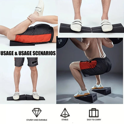 Incline Stretch Board Leg Stretcher EPP Incline Board Three Height Adjustments for Squats Calf Raises Yoga Fitness Equipment