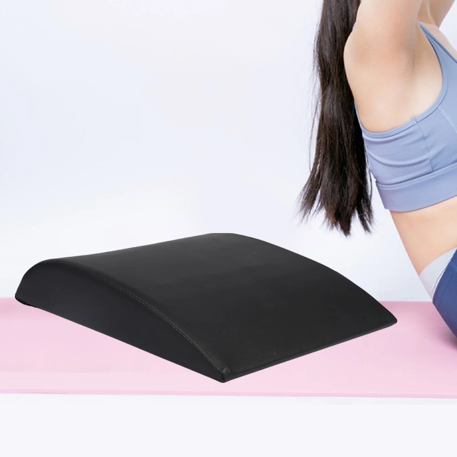 Ab Exercise Mat with Soft Lower Back Support for Abdominal Exercises Sit-Up Core Workout Home Fitness Training Equipment