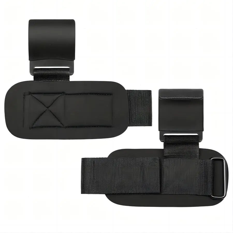 Weight Lifting Wrist Hooks Straps for Maximum Grip Support - Deadlift Gloves&Grip Pads Alternative in Fitness Gym Power Training