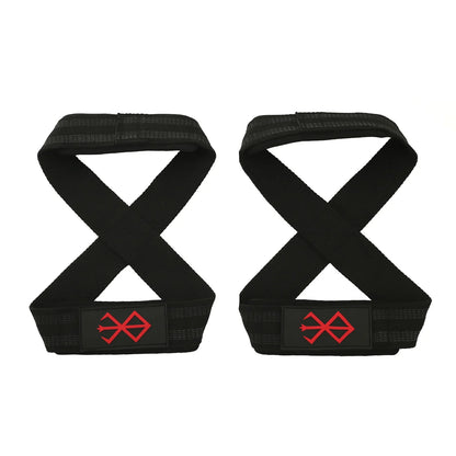 Berserk Anime Weightlifting Lifting Straps, Weight Lifting Straps Gym Power Workouts Lifting Deadlift Straps Padded Men