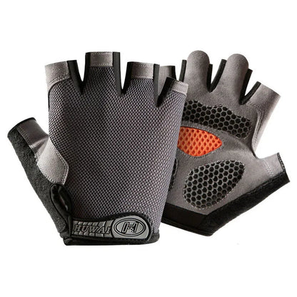 Men'S Breathable Anti-Slip Cycling Bicycle Gloves Half Finger Women'S Gym Mitten Fitness Sport Training Fitness Gloves
