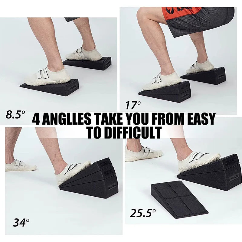 Incline Stretch Board Leg Stretcher EPP Incline Board Three Height Adjustments for Squats Calf Raises Yoga Fitness Equipment