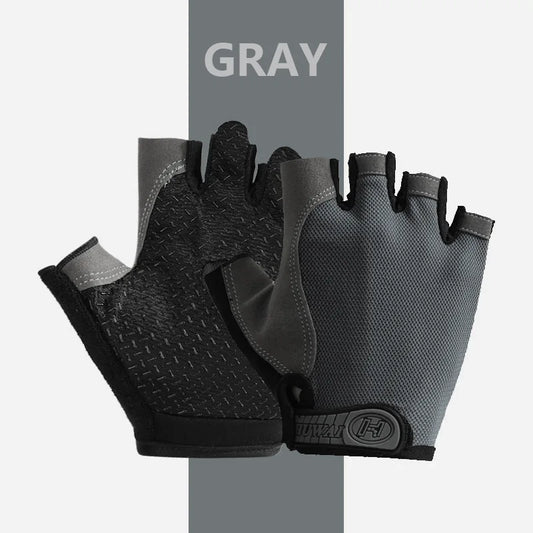Men'S Breathable Anti-Slip Cycling Bicycle Gloves Half Finger Women'S Gym Mitten Fitness Sport Training Fitness Gloves