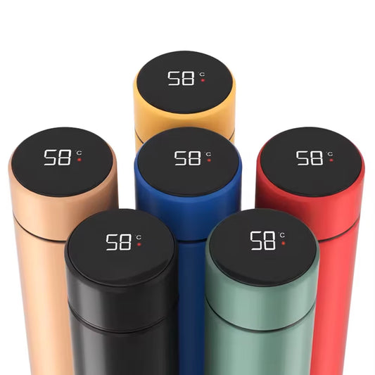 Termo Smart LED Temperature Display Metal Insulation Water Bottles Stainless Steel Intelligent Vacuum Flask