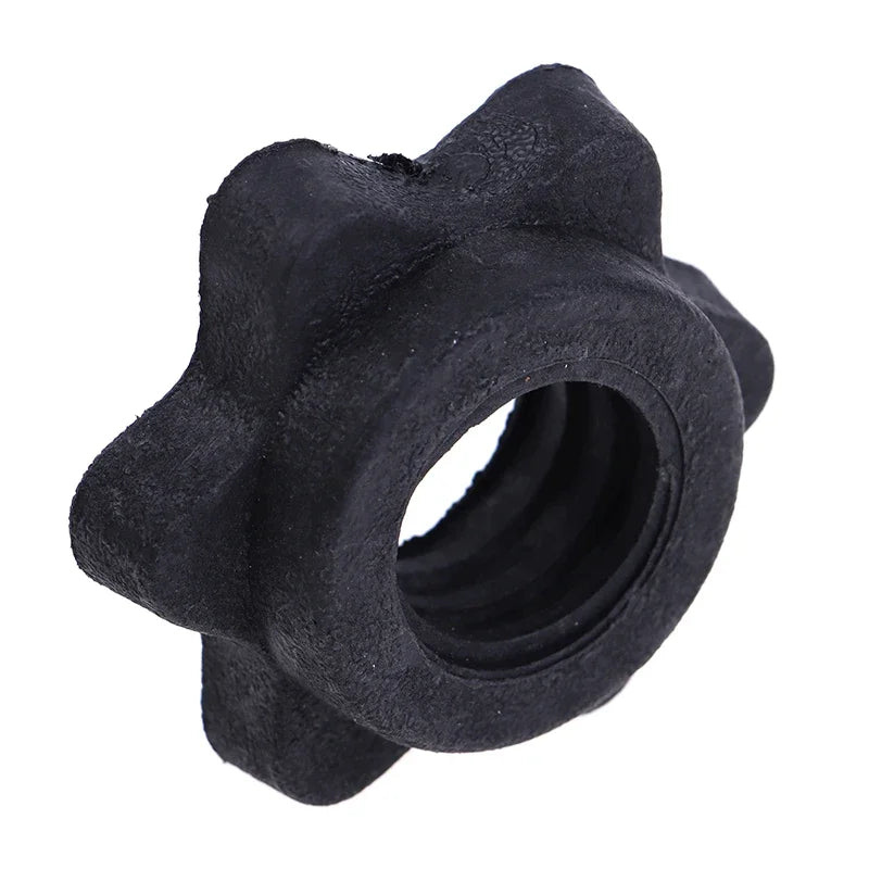 2 Pc Dumbbell Hex Nut Dumbbell Rod Nut Spinlock Collars for Barbells Bars Training Sports Gym Equipment Accessories