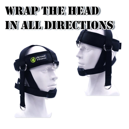 Head Neck Harness for Weight Lifting Training Diverse Workout Adjustable Strap Chin Pad Strength Powerlifting Workout Equipment