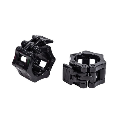 2.5CM 2Pcs Release Barbell Clamps Spin Lock Barbell Collars Weight Bar Clips Weightlifting Strength Training
