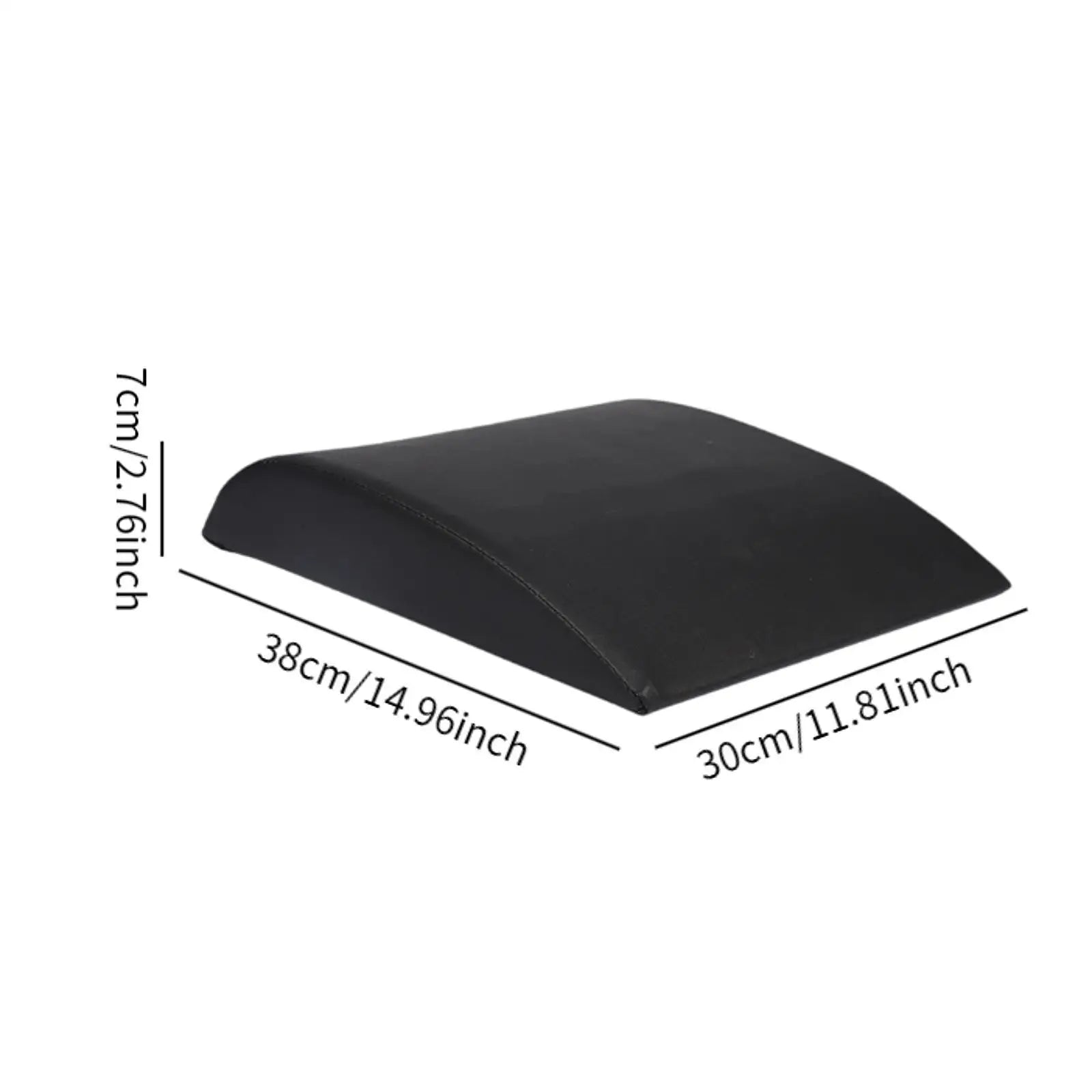 Ab Exercise Mat with Soft Lower Back Support for Abdominal Exercises Sit-Up Core Workout Home Fitness Training Equipment