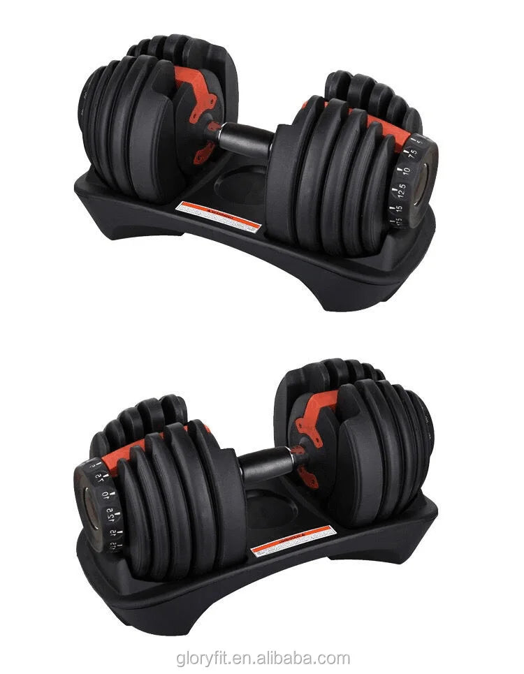 24Kg, 40Kg Home Gym Adjustable Weight Set Adjustable Dumbbell Free Weights