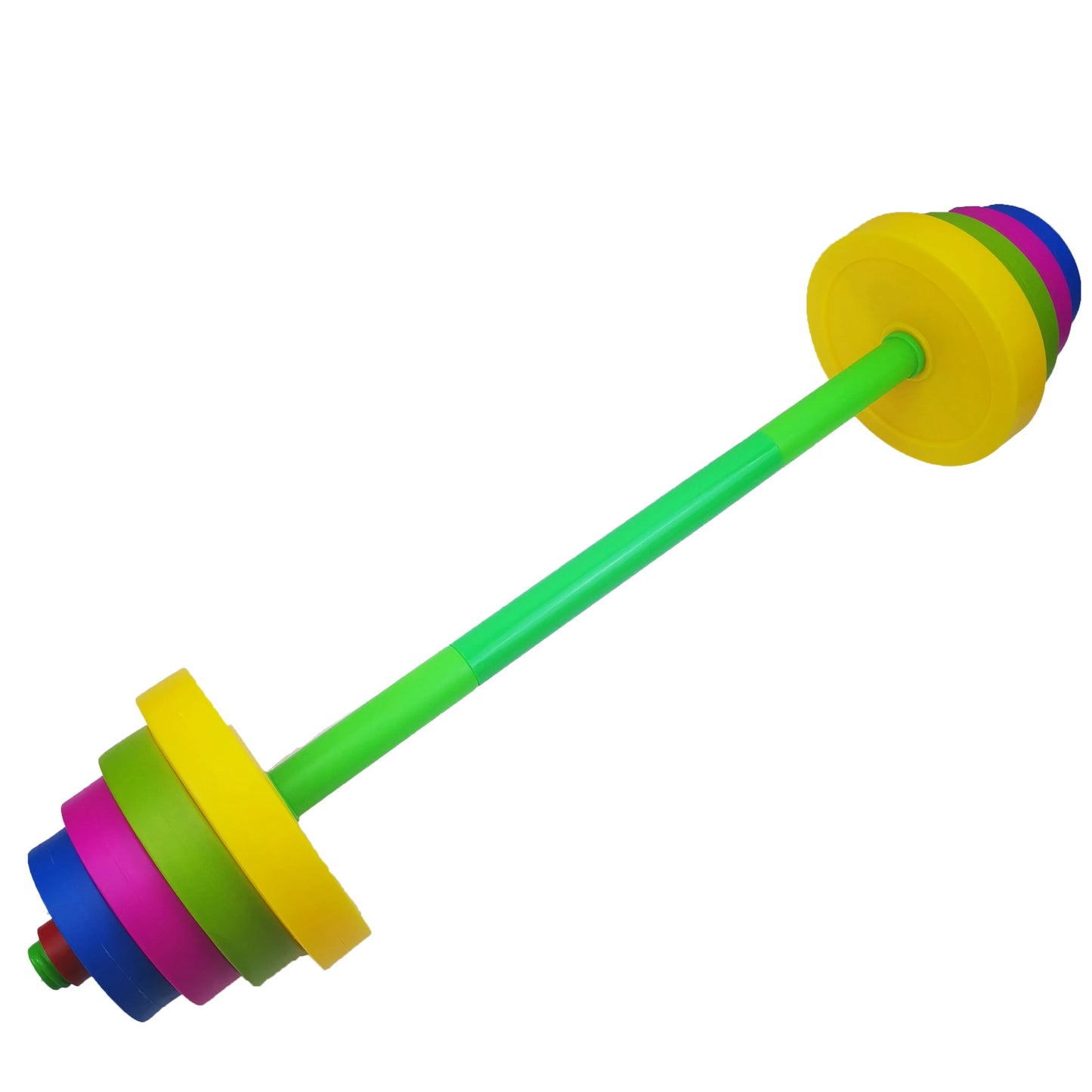 Children Dumbbell Detachable Long Barbell Child Boy Girl Plastic Filled Sand Outdoor Sports Beach Toys Children Indoor Toys Kids