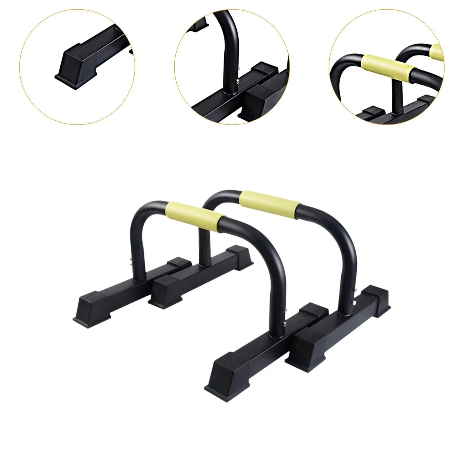 2Pcs Push up Bars Push up Stands Handles Ergonomic Grip Nonslip Heavy Duty Parallettes Bars Strength Training for Fitness Arm