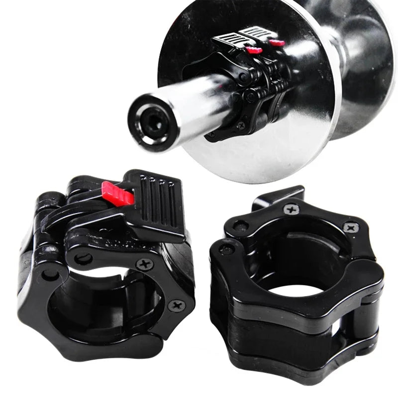 1Pcs Locking 25/28/30Mm Standard Bar Dumbbell Barbell Collars Lock Clips Clamp Weight Lifting Gym Fitness Bodybuilding