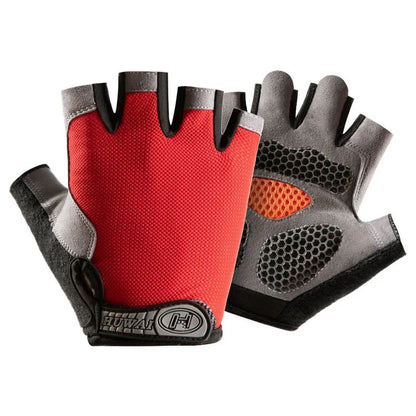 Men'S Breathable Anti-Slip Cycling Bicycle Gloves Half Finger Women'S Gym Mitten Fitness Sport Training Fitness Gloves