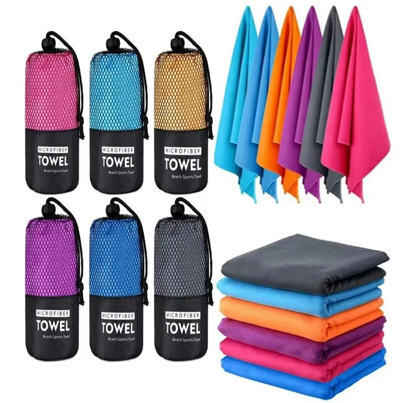 Microfiber Towel Sports Quick-Drying Swimming Beach Towel Bath Towels Camping Towel for Backpacking Hiking Lightweight Gym Yoga