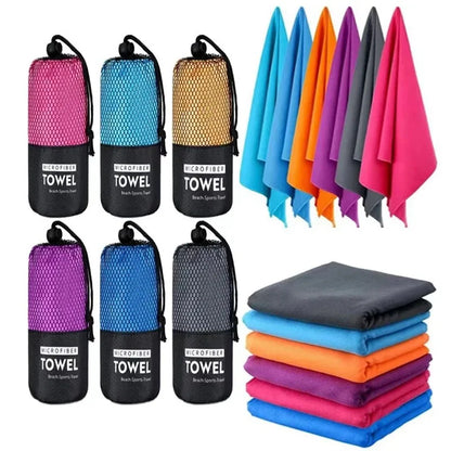 Microfiber Towel Sports Quick-Drying Swimming Beach Towel Bath Towels Camping Towel for Backpacking Hiking Lightweight Gym Yoga