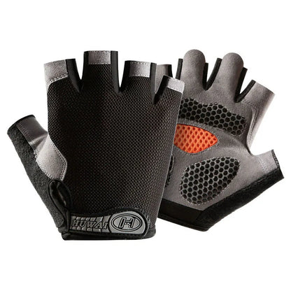 Men'S Breathable Anti-Slip Cycling Bicycle Gloves Half Finger Women'S Gym Mitten Fitness Sport Training Fitness Gloves