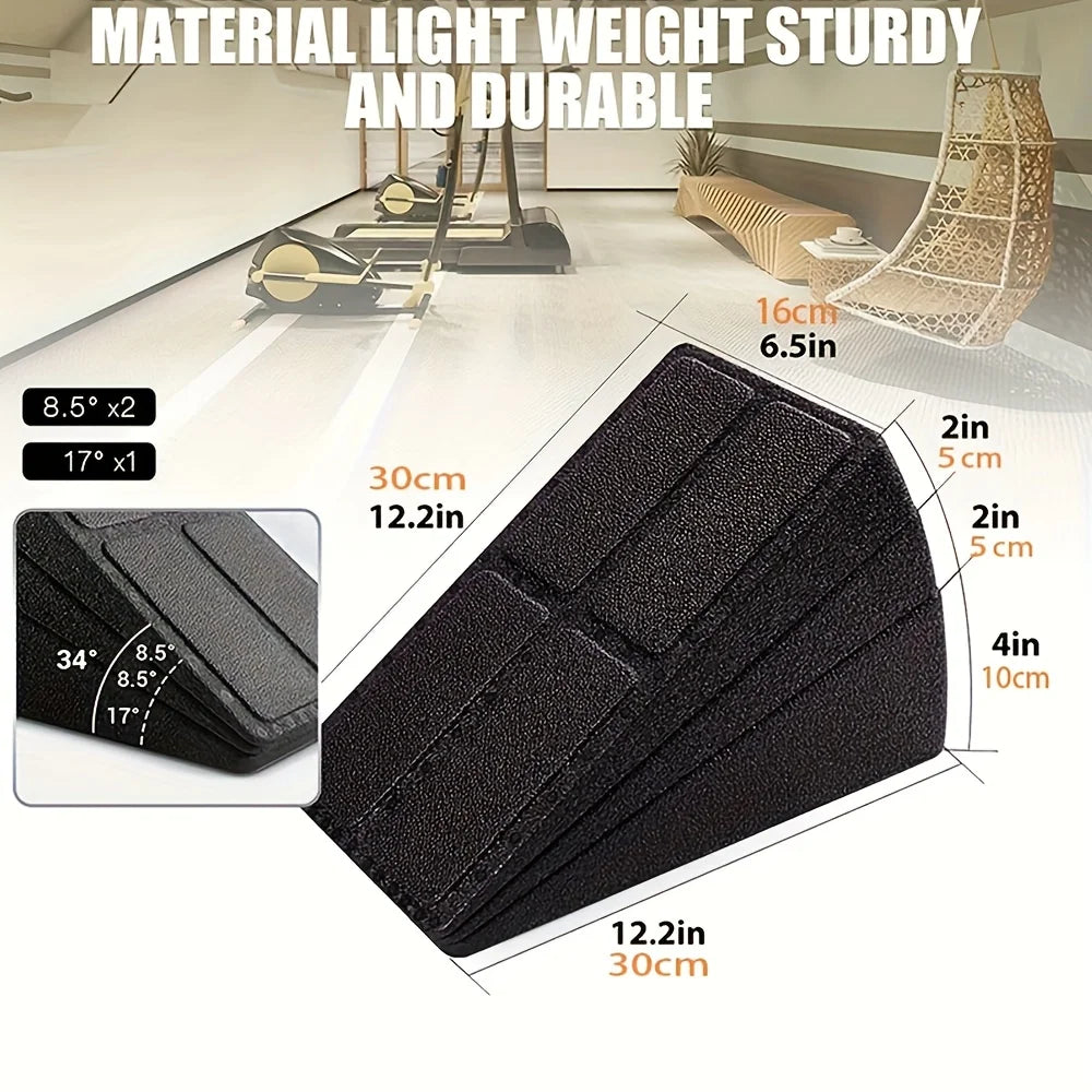 Incline Stretch Board Leg Stretcher EPP Incline Board Three Height Adjustments for Squats Calf Raises Yoga Fitness Equipment