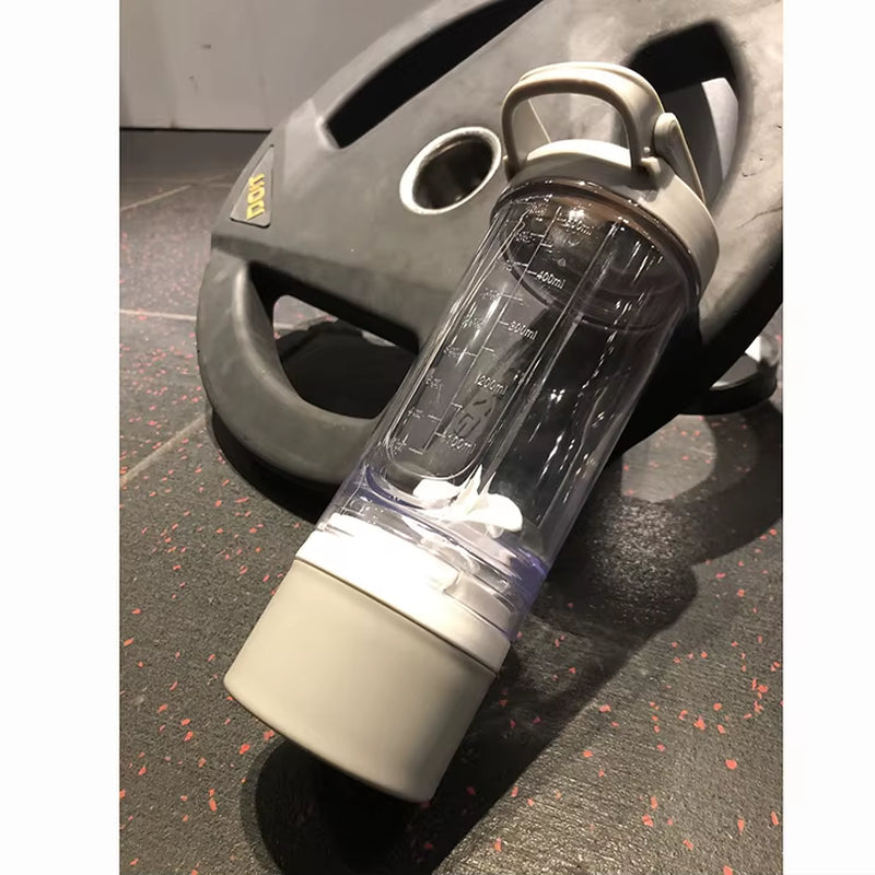 Custom 500Ml Plastic PP Gym Sports Powder Shaker Adult Drinking Water Bottle with Screw Lid Storage Box Boiling Water Safe