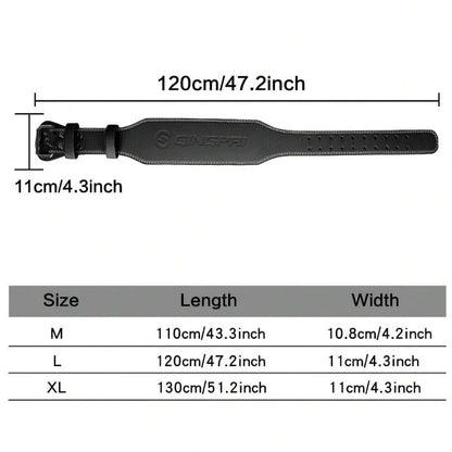 10Cm Width Fitness Leather Belt Squat Hard Pull Waist Training Sports Waist Protective Gear Weightlifting Fast Buckle Belt