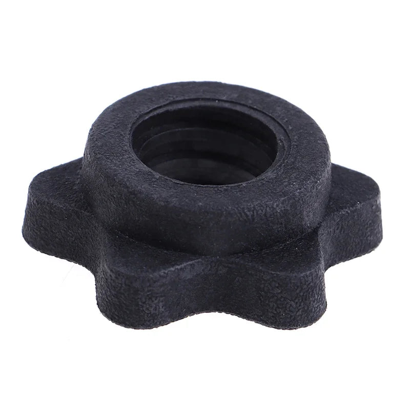 2 Pc Dumbbell Hex Nut Dumbbell Rod Nut Spinlock Collars for Barbells Bars Training Sports Gym Equipment Accessories