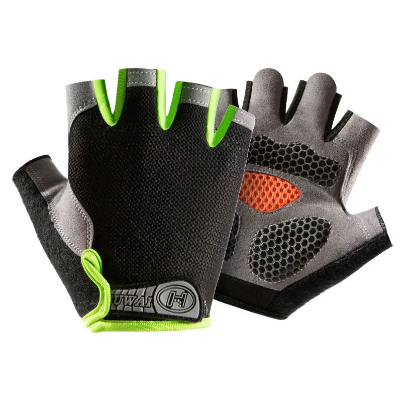 Men'S Breathable Anti-Slip Cycling Bicycle Gloves Half Finger Women'S Gym Mitten Fitness Sport Training Fitness Gloves
